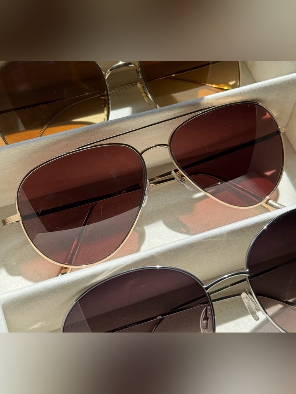 Oliver Peoples x The Row Aviator Sunglasses